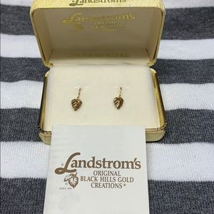 Landstrom’s Black Hills Gold earrings